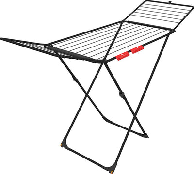 Vileda – Wäscheständer – Trockenfläche 18 m – Schwarz – Universal Ultimate