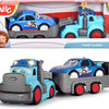 Abc Teddi Trucker Transporter mit Rennwagen