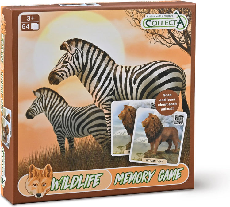 Collecta-Memory-Spiel – wilde Tiere – lehrreich – Gedächtnis