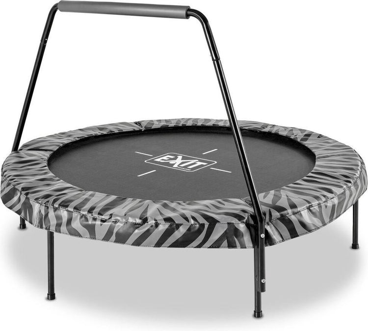 Exit Toys Exit Tiggy Trampolin ø140cm – mit Halterung – rund – Kindertrampolin – Schwarzgrau