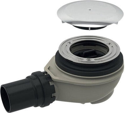 Geberit Duschwannenablauf mit Abdeckung 90 mm. Chrom