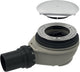 Geberit Duschwannenablauf mit Abdeckung 90 mm. Chrom