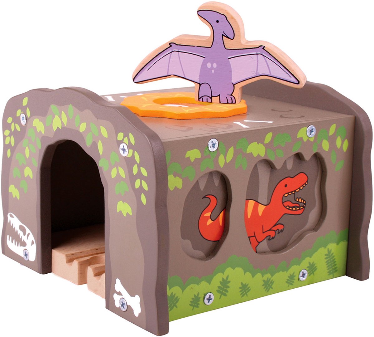 Bigjigs Holz T-Rex-Tunnel