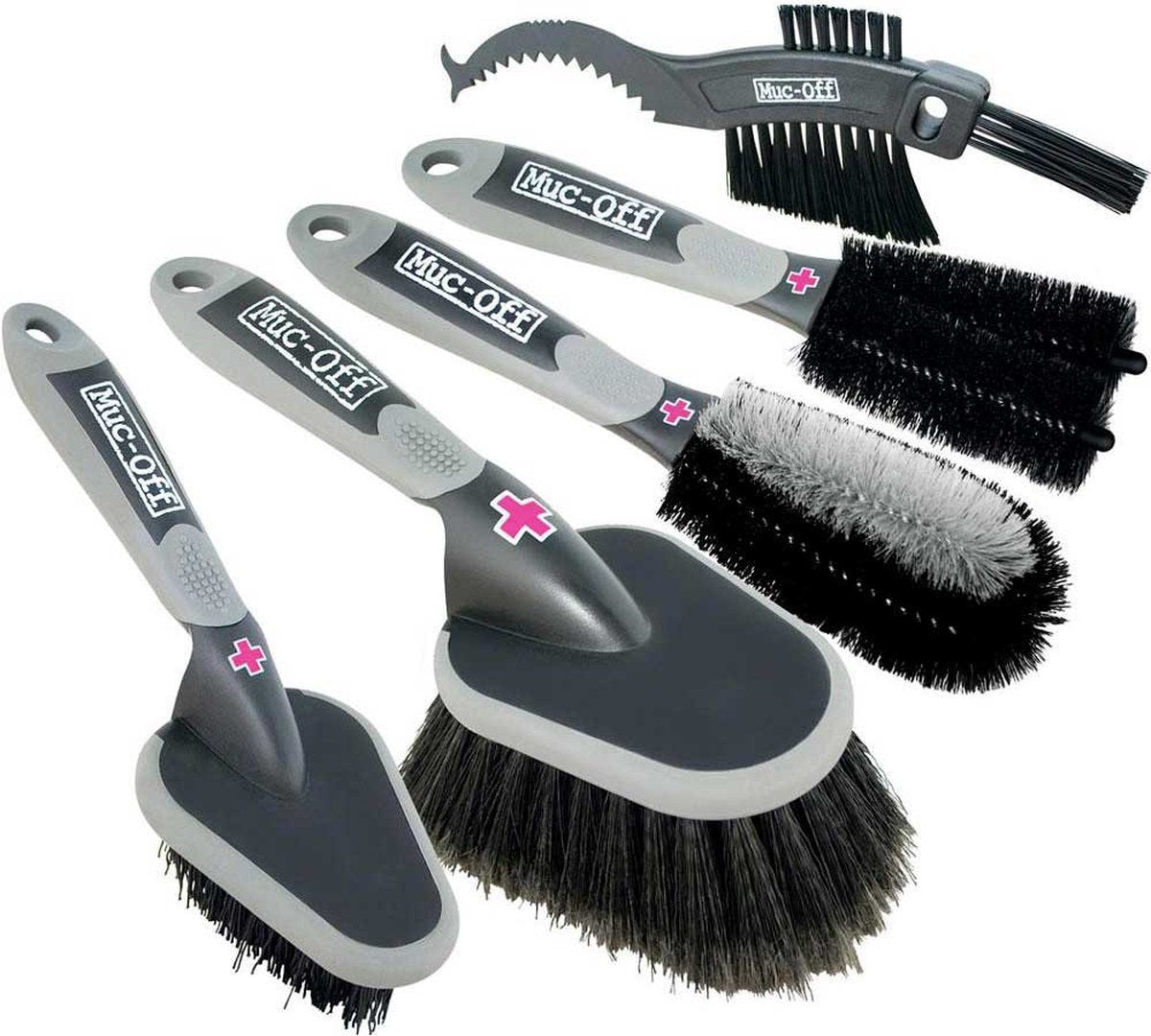 Muc-Off-Muc-Off-Set mit 5 hochwertigen Nylon-Reinigungsbürsten