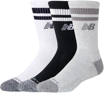 New Balance Active Premium Stripe Crew Sock Unisex Sportsocken – sortiert
