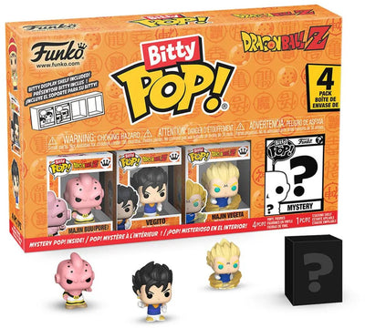 Funko Bitty Pop! Pop! Dragon Ball Z – Majin Buu (rein), Vegito, Majin Vegeta