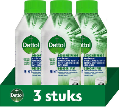 Dettol – Hygienischer Waschmaschinenreiniger – 3 x 250 ml
