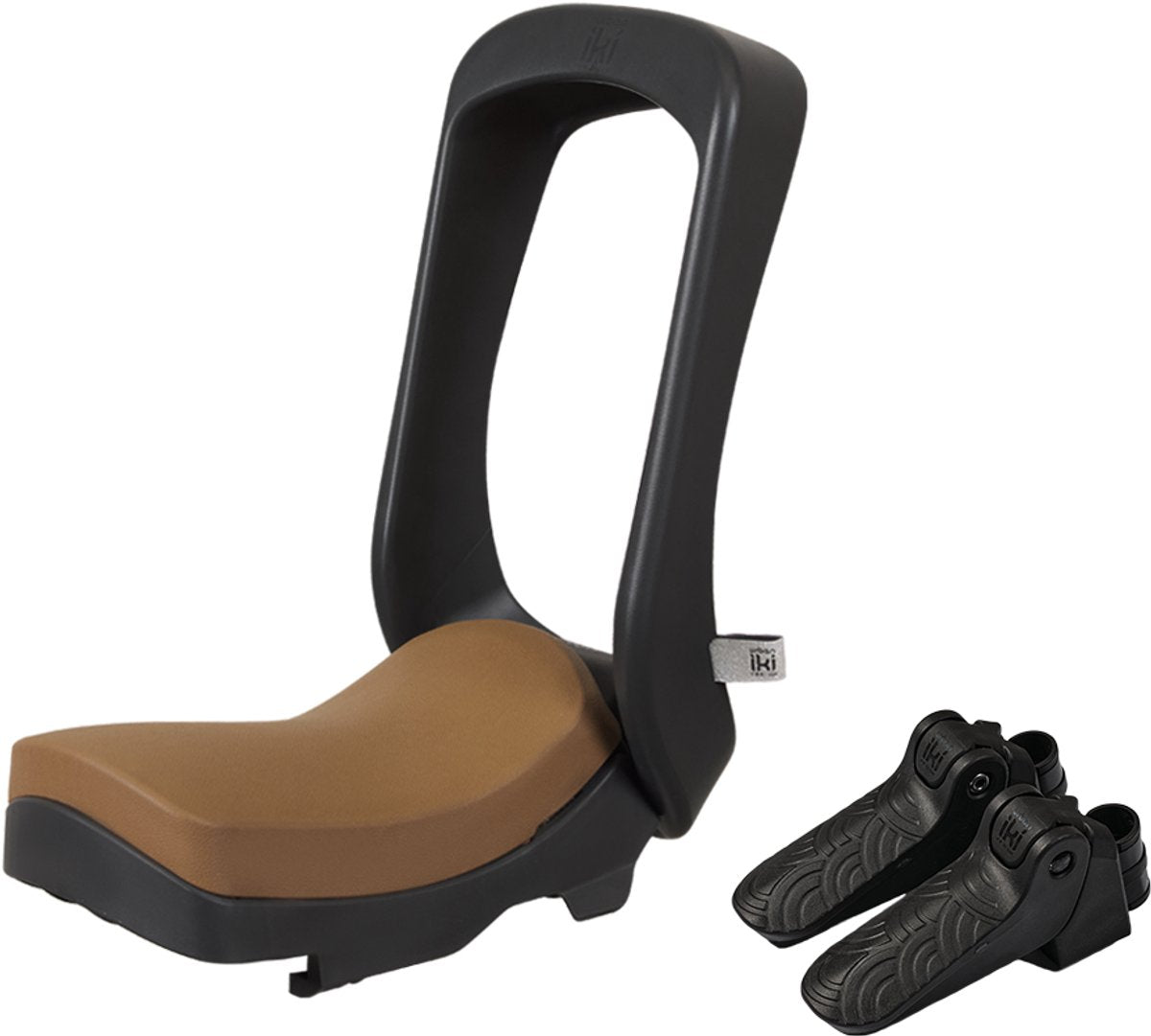 Urban Iki Junior Fahrradsitz – ohne Montagerahmen – Bincho Black Kurumi Brown
