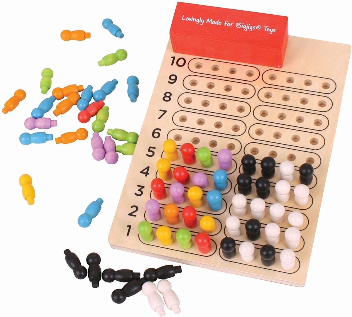 Bigjigs Holzspiel knacken den Code