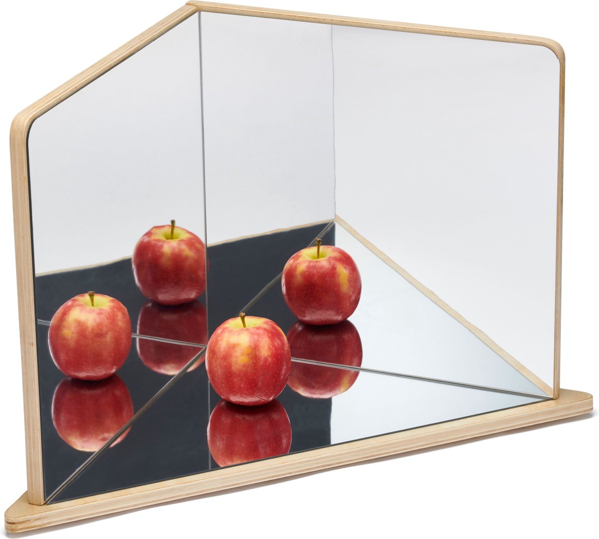 Tickit® 4-Wege-Spiegel aus Holz