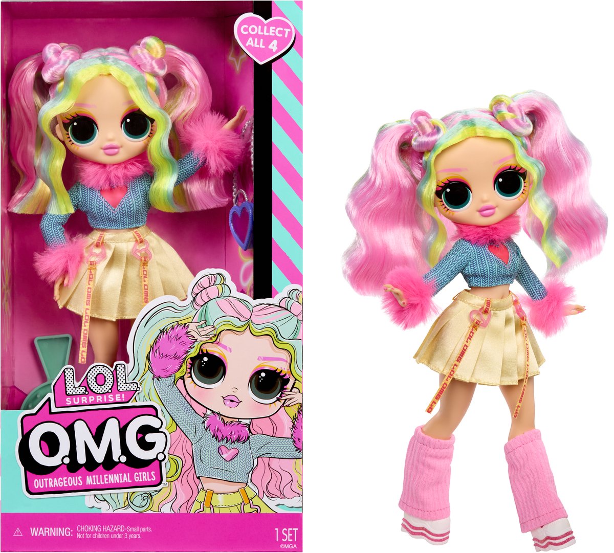 Mga Unterhaltung lol. Überraschung OMG Eintrag Puppe Bubblegum D.j.