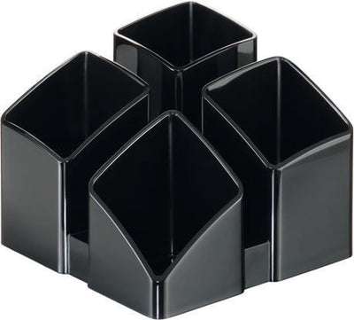 Bleistiftbox Han Scala aus schwarzem Kunststoff