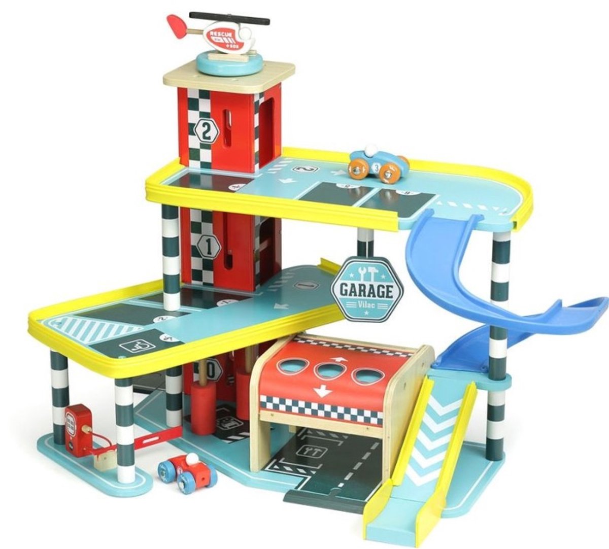 Vilacity Holzgarage – Spielzeug für Kinder – ab 3 Jahren