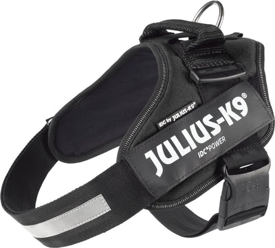 Julius K9 IDC Power-Harnas Tuig für Etiketten schwarz