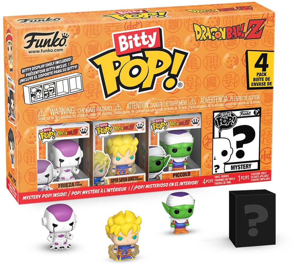 Funko Bitty Pop! Pop! Dragon Ball Z – Frieza, Super Saiyajin Goku, Piccolo