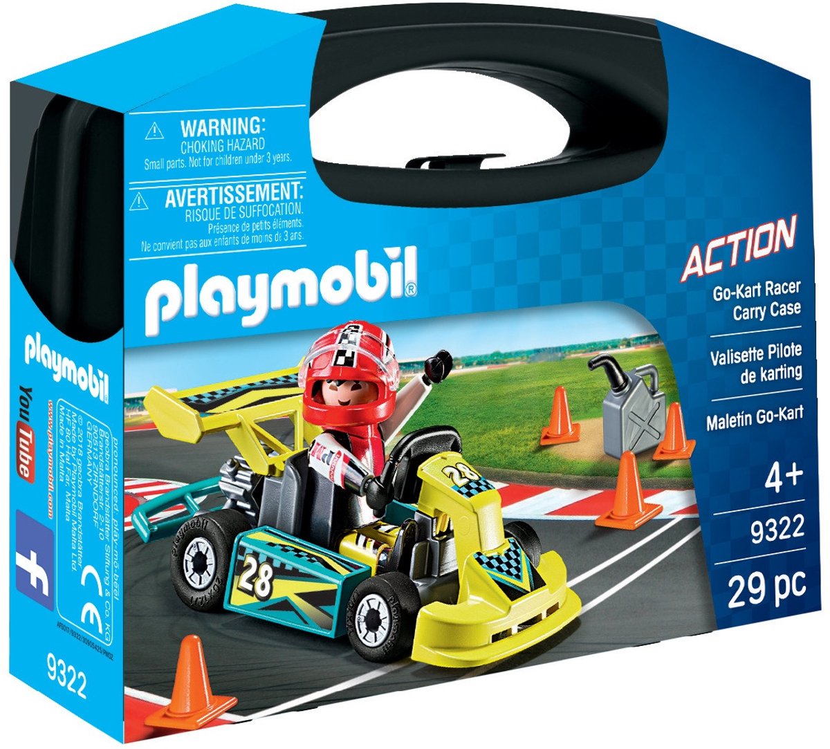 Playmobil Spielset City Action Go Kart 9322 – Spielfigur