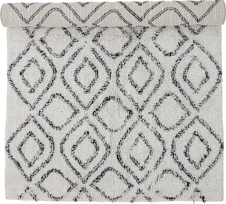 Bloomingville – Warda-Teppich – Beige – Wolle