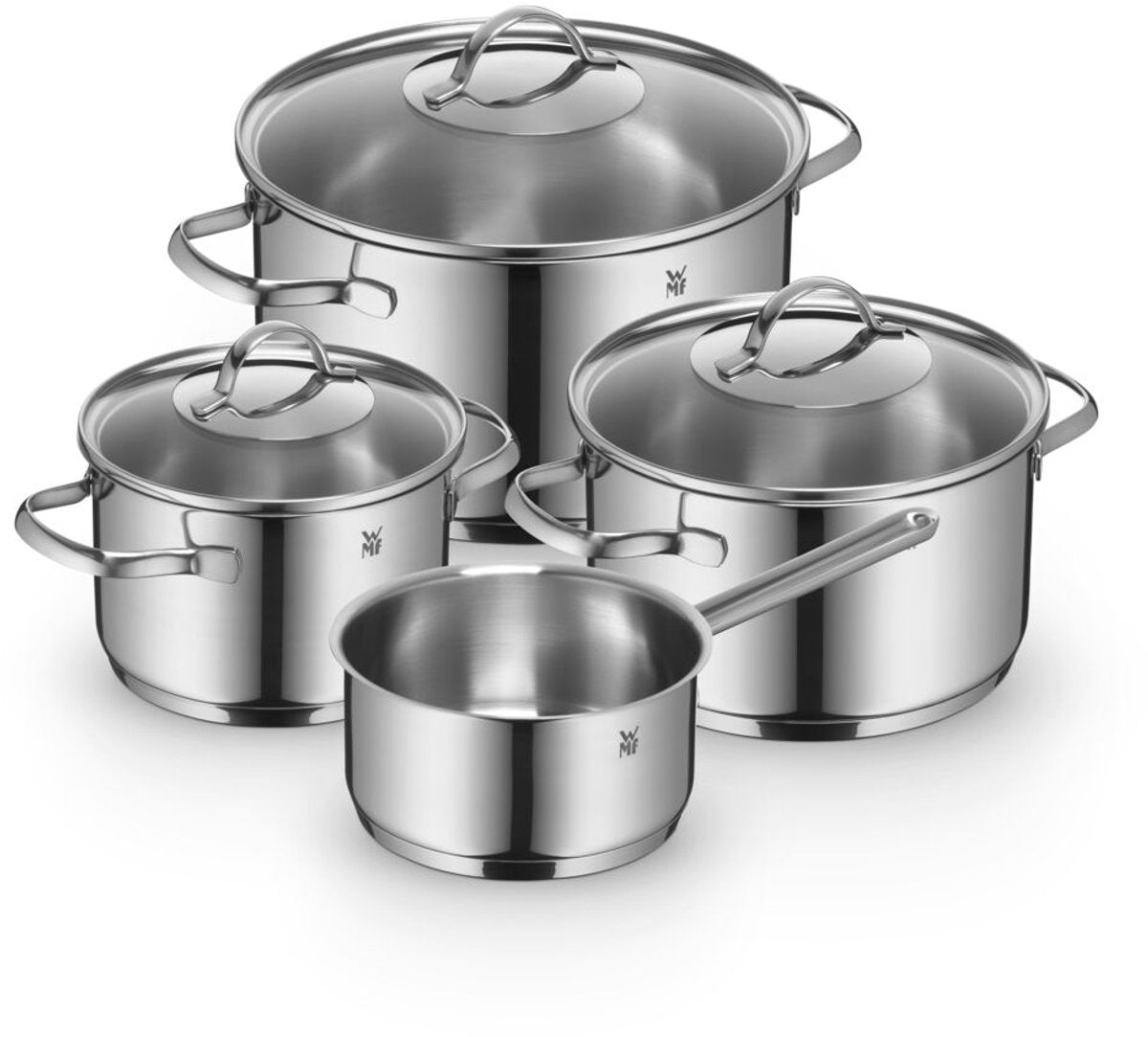 WMF Provence Plus - Pfannenset - 4-teilig - Edelstahl - Induktion - ergonomisch