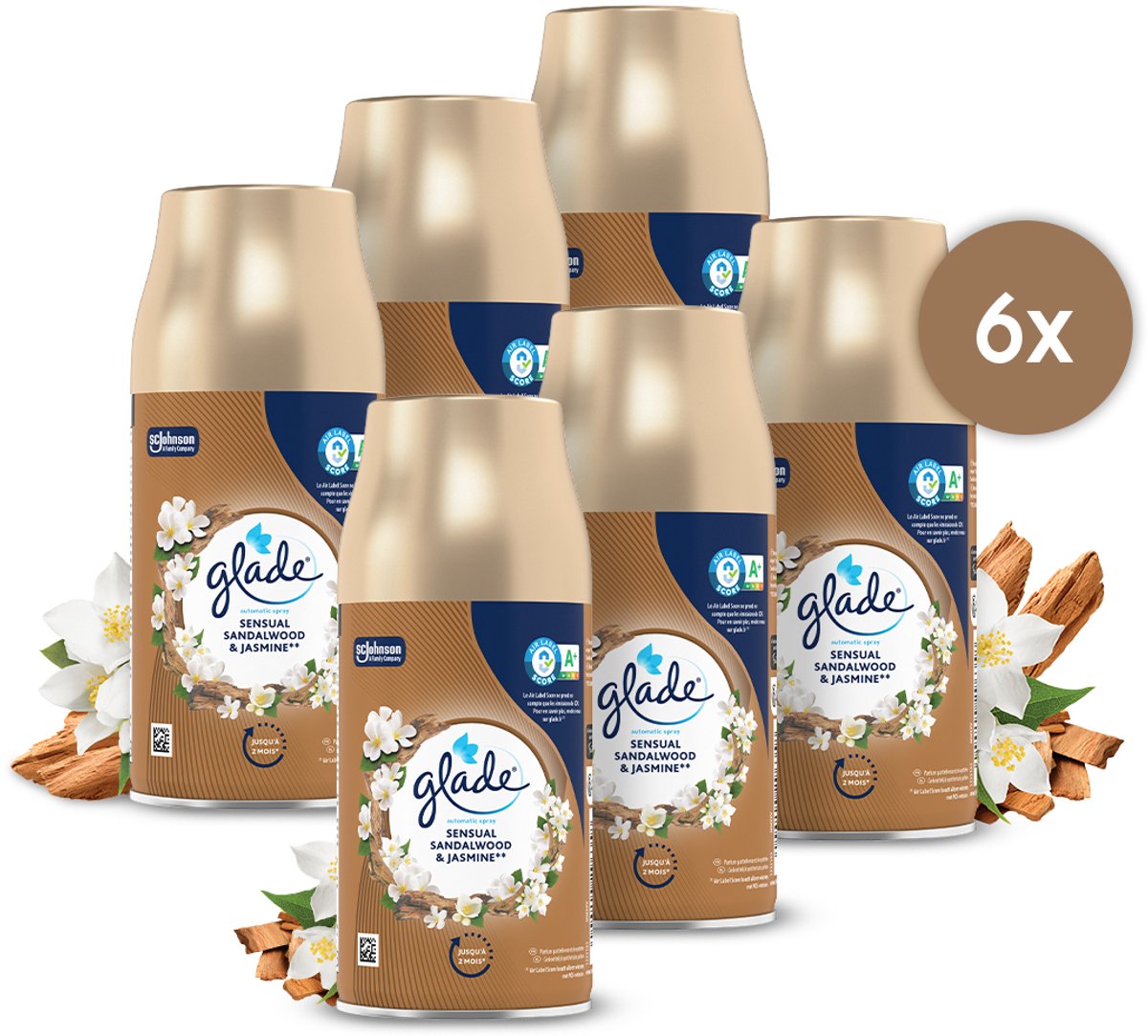 Glade Automatikspray Nachfüller sinnliches Sandelholz-Jasmin