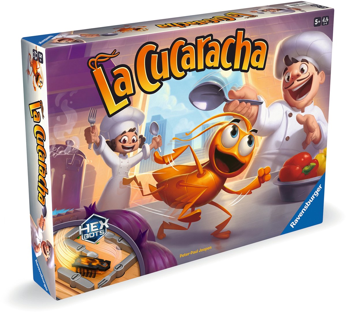Ravensburger la cucaracha – Brettspiel – Fang die Kakerlake – 2–4 Spieler – 5+