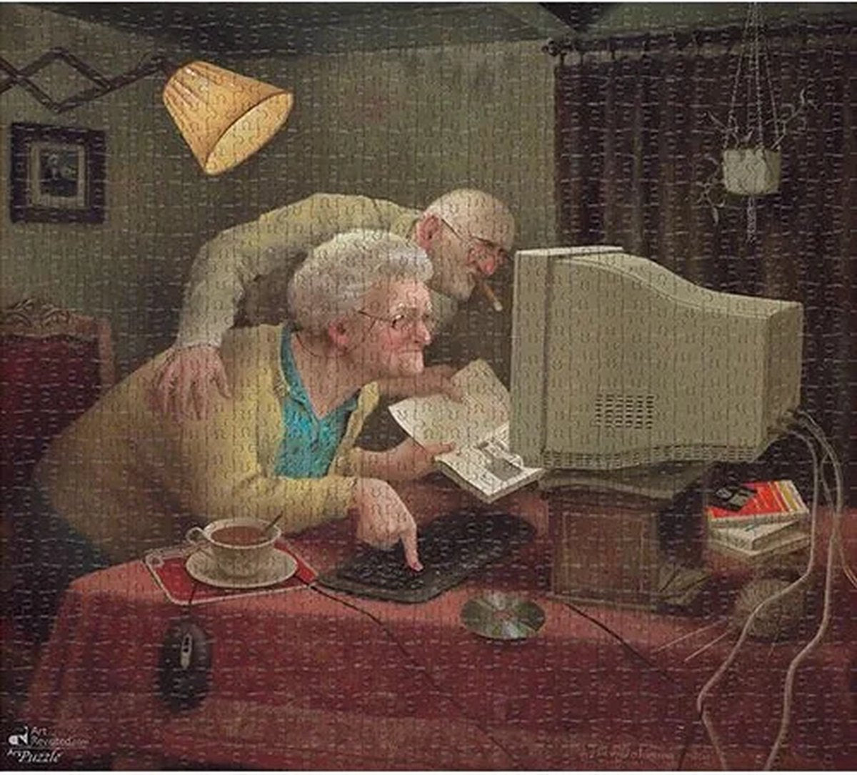 Marius van Dokkum Puzzle - Mit der Zeit gehen - 1000 Teile