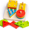 Bigjigs Houten Form Stacking Game, 17dlg.