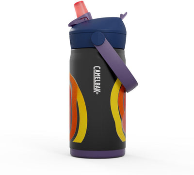 Camelbak Thrive Flip Straw Trinkflasche Kinder – 350 ml – Edelstahl – mit Strohhalm – Isolierwasserflasche – Blau