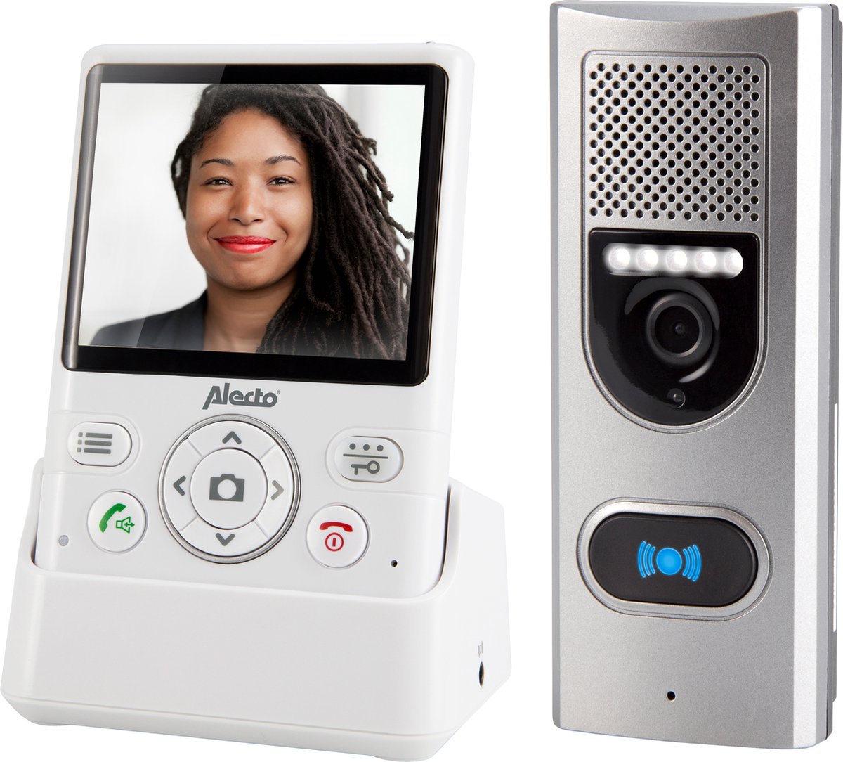 Alecto adi-250 kabellose digitale Türklingel mit Kamera