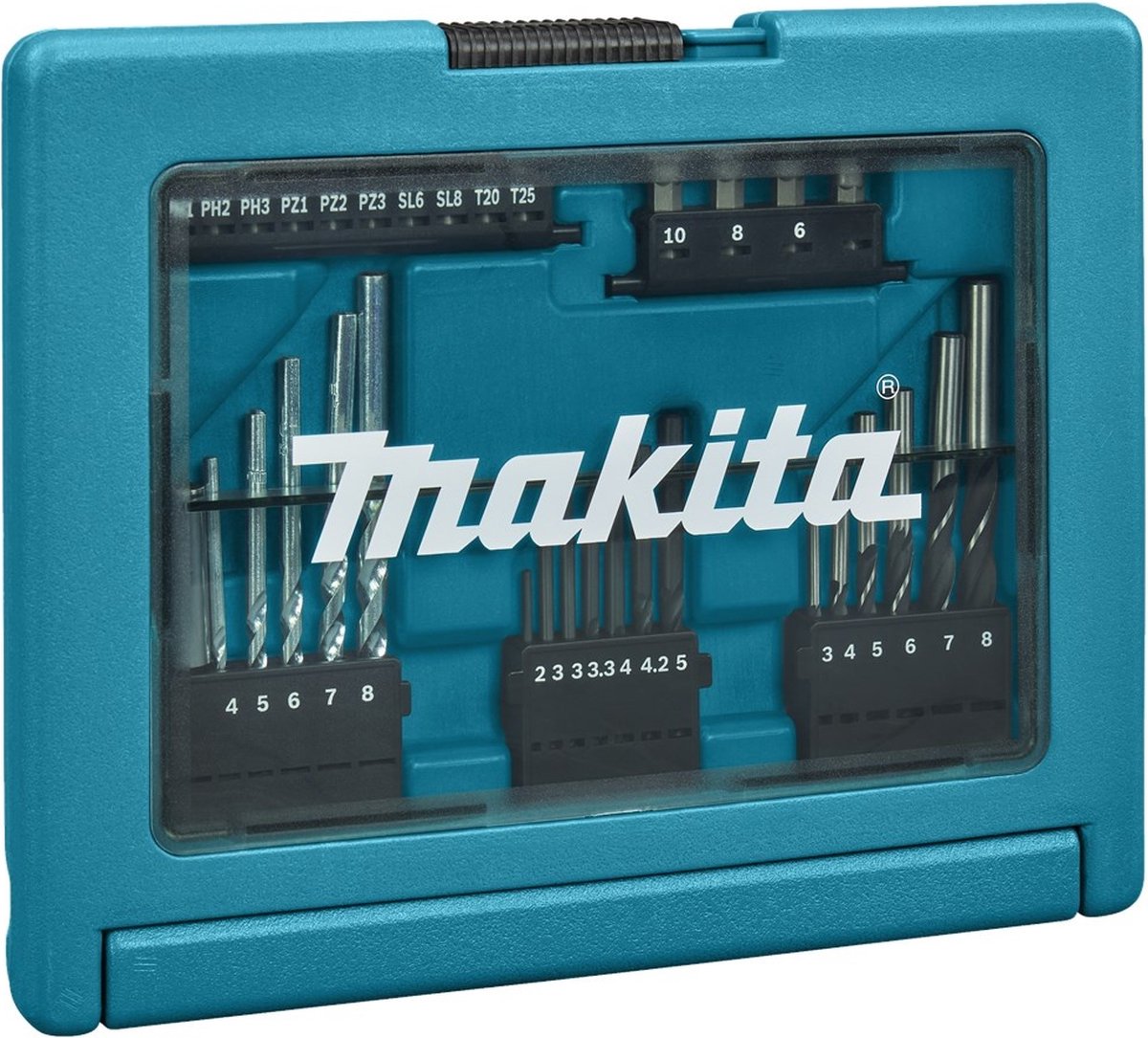 Makita Zubehör Bohrer- und Schraubendreher-Bit-Set | 33-teilig – B-49389 B-49389