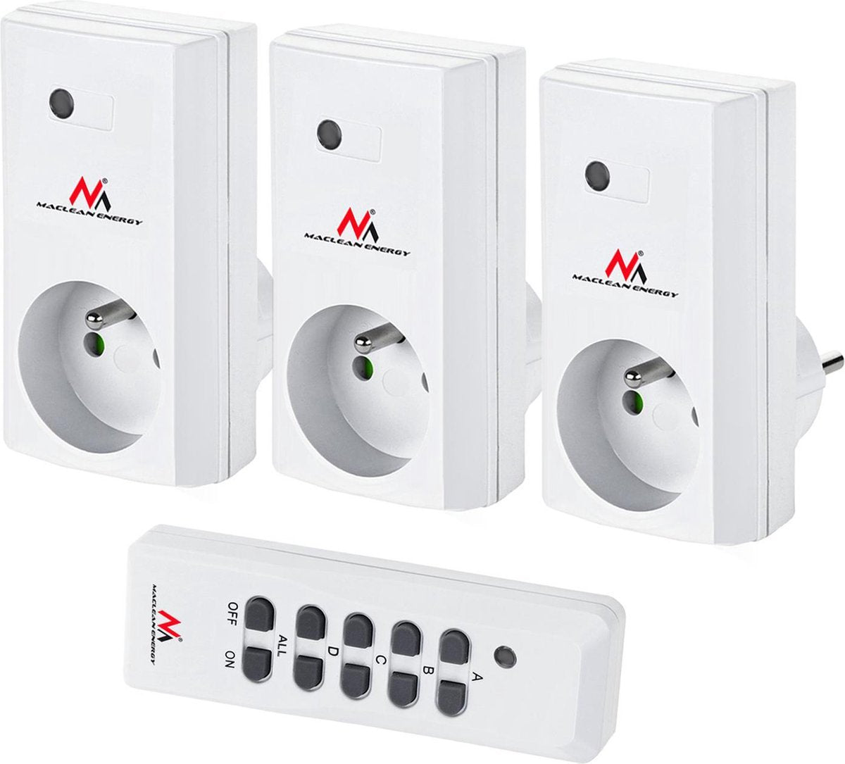 Maclean-Set von Remote-Netzwerkverbindungen mit Pin-Erdung