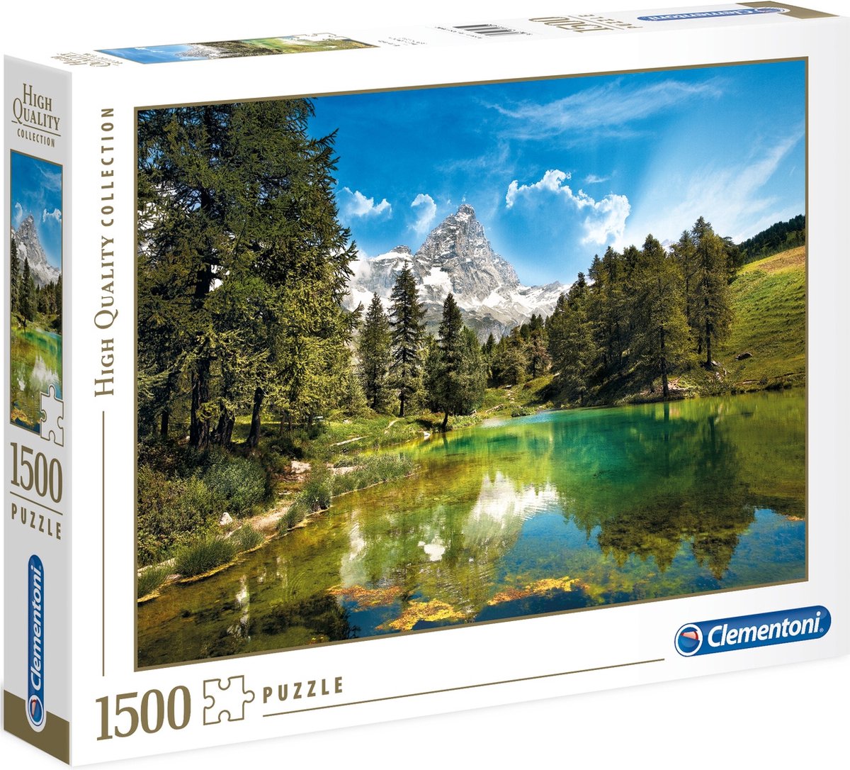 Clementoni – Puzzle – 1500 Teile – Blauer See – Puzzle für Erwachsene – hochwertige Sammlung