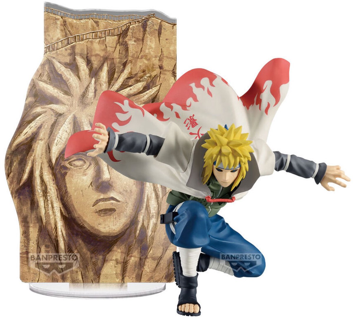 Bandai Namco Figur Minato Namikaze Panel Spectacle Naruto Shippuden 15cm