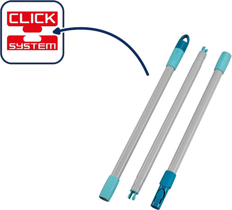 Leifheit 89026 Stahl 3-teiliges Klicksystem für Profi- oder Kombi-Bodenwischer Neu