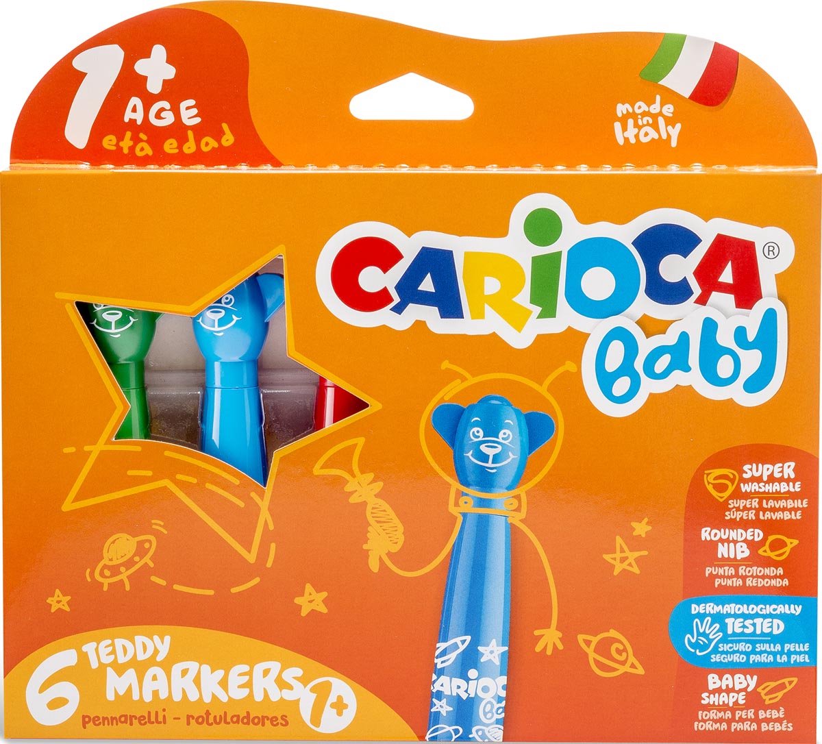 Carioca Baby Teddy Filzstifte 1+ 6 Stk