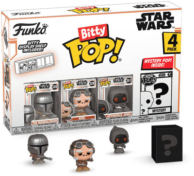 Funko-Pop! bitty – Star Wars 4er-Pack: Mandalorianer