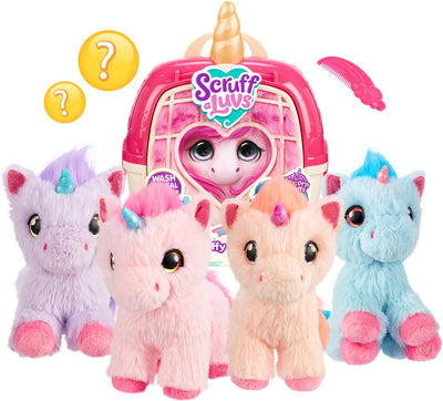 Moose Toys Scruff A Luvs – geheimnisvolles Einhorn-Kuscheltier im Tragekorb
