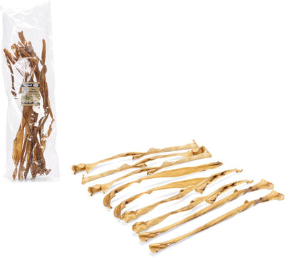 Beeztees Rinderhaut - Hundesnack - Vorteilspreis - 10 Stück - 70-80 cm