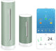 Netatmo Smarte Wetterstation Original – 2. Generation – CO2-Schallmessgerät – Temperatur, Luftqualität, UV-Pollen – drinnen und draußen – funktioniert mit Apple Home, Alexa, Google