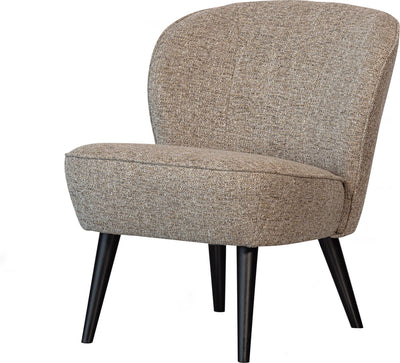 Holzsessel Sara – Polyester – Natur – 71 x 59 x 70