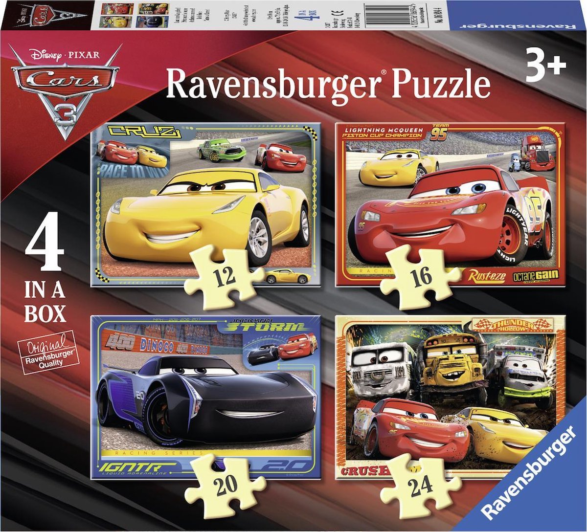 Ravensburger - Autos 3 Puzzle 4in1