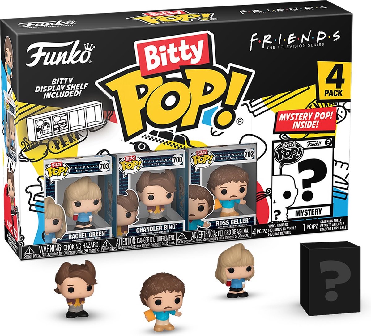 Funko-Pop! Filme: Freunde – Bitty Pop 4er-Pack 80er Rachel