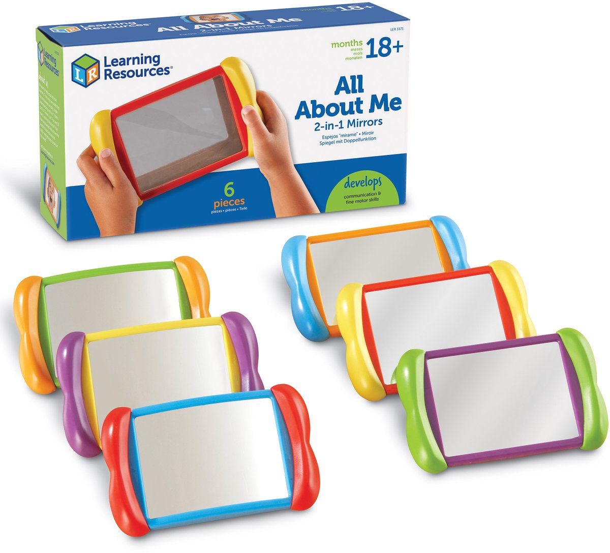 Lernressourcen rund um mich 2-in-1-Spiegel – 2+