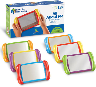 Lernressourcen rund um mich 2-in-1-Spiegel – 2+