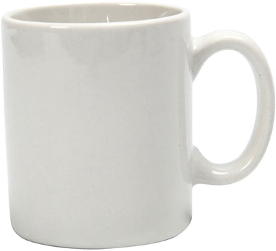 Creativ Company Becher, H: 7 cm, T 6 cm, 120 ml, weiß, 1 Stück