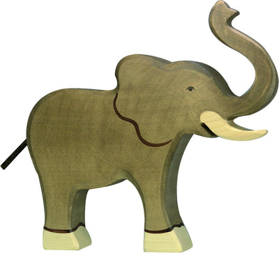 Holztiger Holtiger Holz Elefant auf