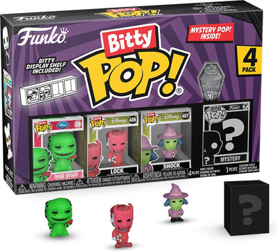 Funko, der Albtraum vor Weihnachten – Bitty Pop! 4er-Pack Boogie Boogie 2,5 cm Sammelfigur – mehrfarbig