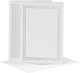 Creativ Company -Karten zum Sticken White, Set von 6