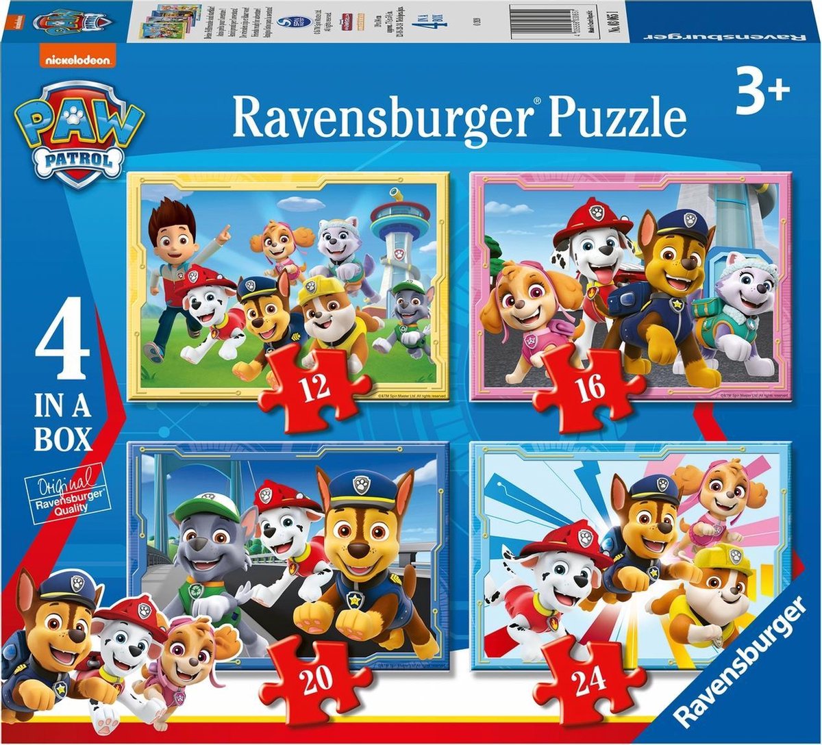 Ravensburger - Pfotenpatrouille Rätsel 4in1