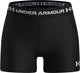 Under Armour Heatgear Shorty-Blk Mädchen-Sporthose – Schwarz – Weiß
