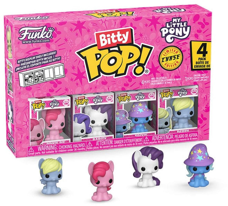 Funko Bitty Pop! - mein kleines Pony - Pinkie Pie - Rarität - Trixie - Derpy - 4er-Pack